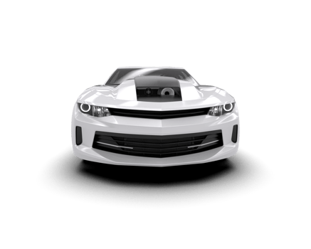 Realistic race car isolated on background. 3d rendering - illustration png