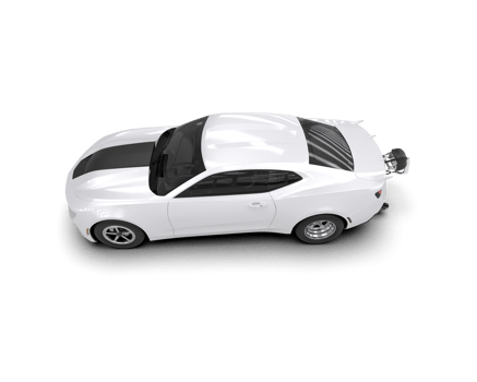 Realistic race car isolated on background. 3d rendering - illustration png