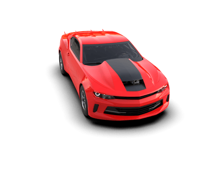 Realistic race car isolated on background. 3d rendering - illustration png