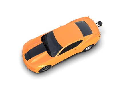 Realistic race car isolated on background. 3d rendering - illustration png