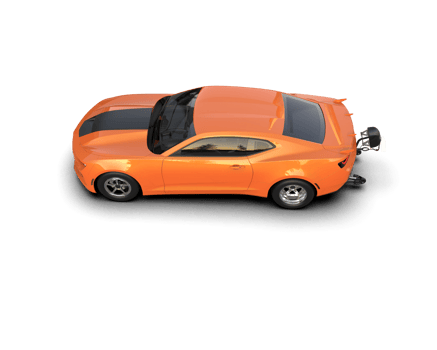 Realistic race car isolated on background. 3d rendering - illustration png