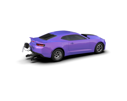 Realistic race car isolated on background. 3d rendering - illustration png