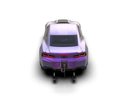 Realistic race car isolated on background. 3d rendering - illustration png