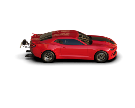 Realistic race car isolated on background. 3d rendering - illustration png