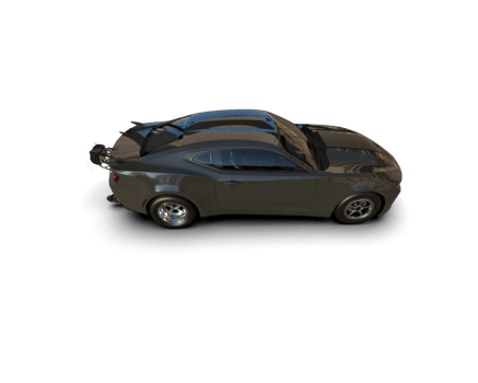 Realistic race car isolated on background. 3d rendering - illustration png