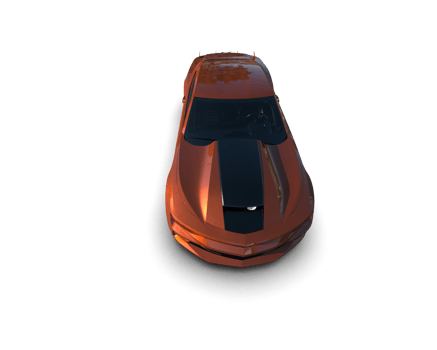 Realistic race car isolated on background. 3d rendering - illustration png