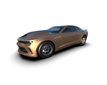 Realistic race car isolated on background. 3d rendering - illustration png