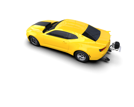 Realistic race car isolated on background. 3d rendering - illustration png