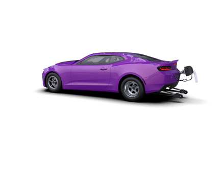 Realistic race car isolated on background. 3d rendering - illustration png