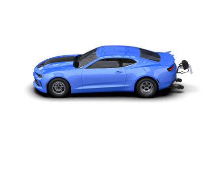Realistic race car isolated on background. 3d rendering - illustration png