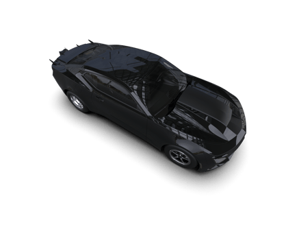 Realistic race car isolated on background. 3d rendering - illustration png