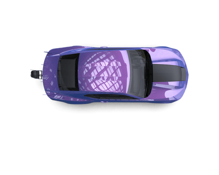 Realistic race car isolated on background. 3d rendering - illustration png