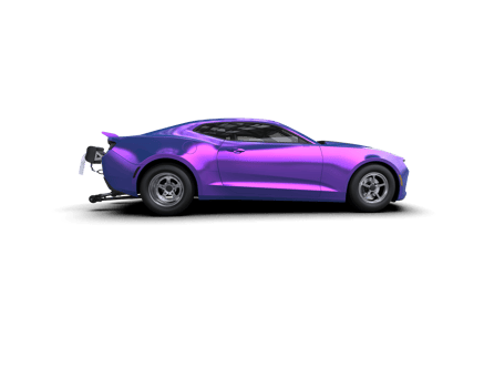 Realistic race car isolated on background. 3d rendering - illustration png