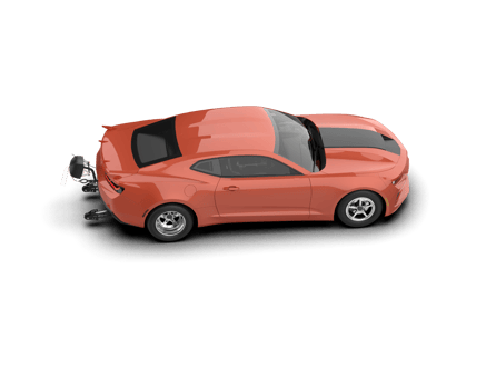 Realistic race car isolated on background. 3d rendering - illustration png