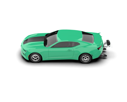Realistic race car isolated on background. 3d rendering - illustration png