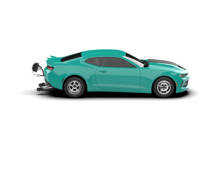 Realistic race car isolated on background. 3d rendering - illustration png