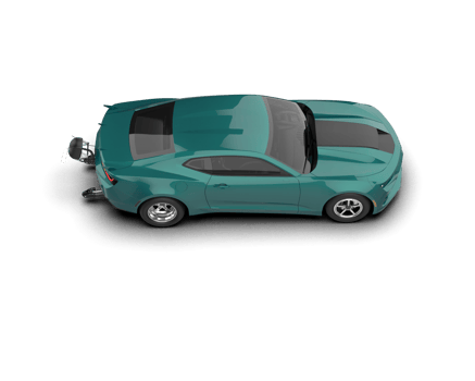 Realistic race car isolated on background. 3d rendering - illustration png