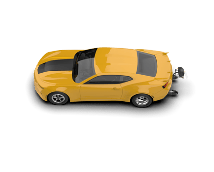 Realistic race car isolated on background. 3d rendering - illustration png