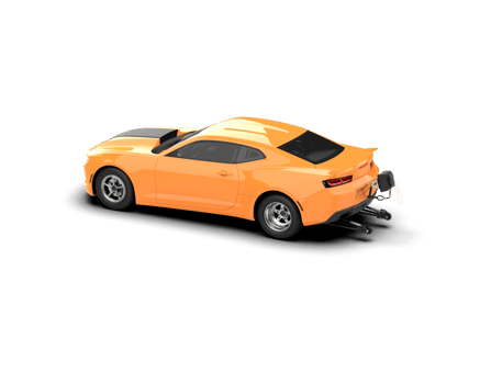 Realistic race car isolated on background. 3d rendering - illustration png