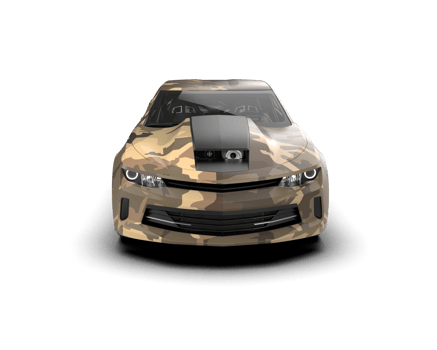 Realistic race car isolated on background. 3d rendering - illustration png