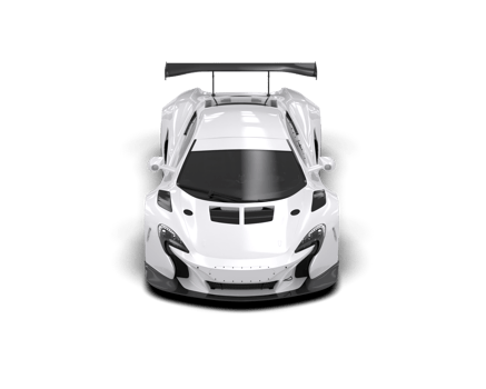 Realistic race car isolated on background. 3d rendering - illustration png
