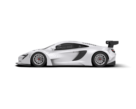 Realistic race car isolated on background. 3d rendering - illustration png