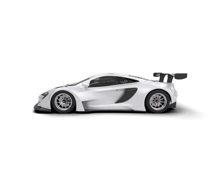 Realistic race car isolated on background. 3d rendering - illustration png