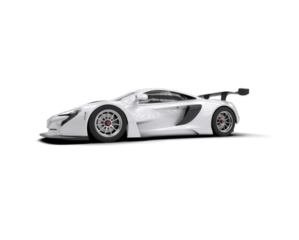 Realistic race car isolated on background. 3d rendering - illustration png