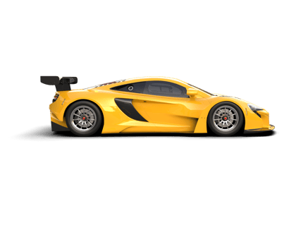 Realistic race car isolated on background. 3d rendering - illustration png