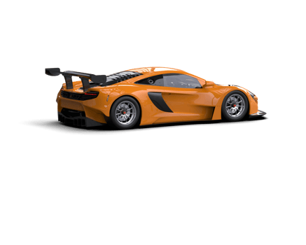 Realistic race car isolated on background. 3d rendering - illustration png