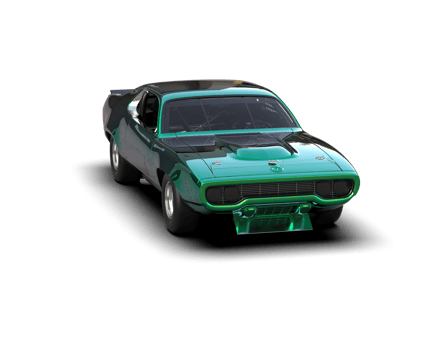 Realistic race car isolated on background. 3d rendering - illustration png
