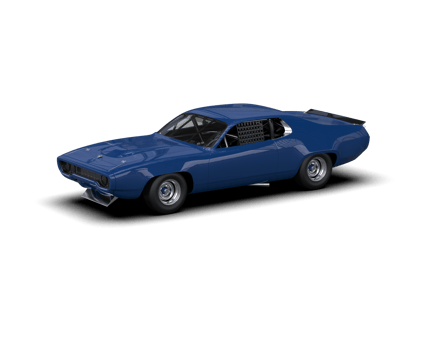 Realistic race car isolated on background. 3d rendering - illustration png