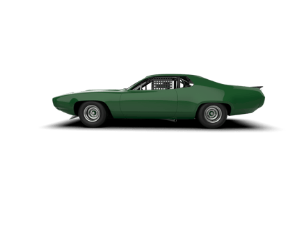 Realistic race car isolated on background. 3d rendering - illustration png