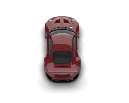 Realistic race car isolated on background. 3d rendering - illustration png