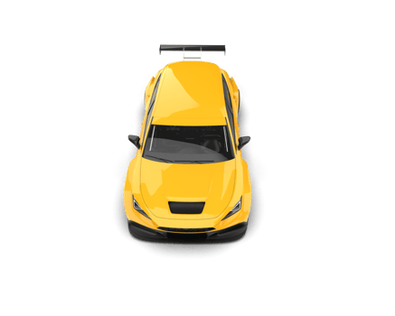 Realistic race car isolated on background. 3d rendering - illustration png