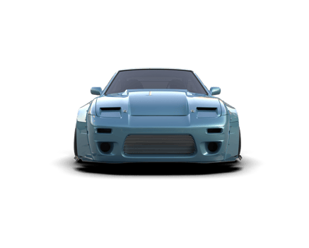 Realistic race car isolated on background. 3d rendering - illustration png
