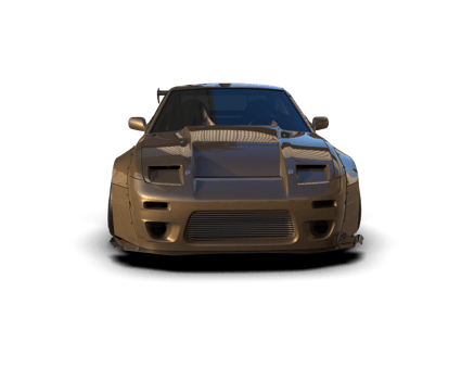 Realistic race car isolated on background. 3d rendering - illustration png