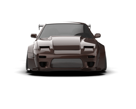 Realistic race car isolated on background. 3d rendering - illustration png