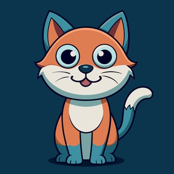 cat art design vector
