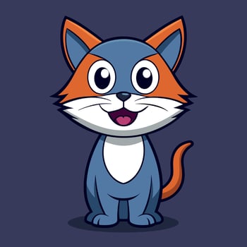 cat art design vector