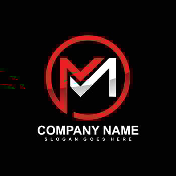 letter MM logo. MM. MM logo design illustration for creative company, business, industry vector