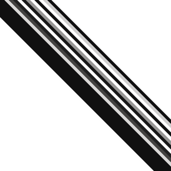 Black and white stripes abstract background overlay. Motion effect. Graphic illustration with transparent background. png