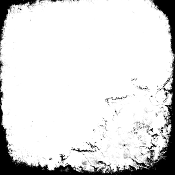 Grunge border texture background. Abstract frame overlay. graphic illustration with transparent background. png