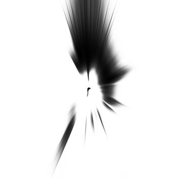Black and white motion background overlay. Zoom effect. Sparkle backdrop and banner. Gradient textured wallpaper. Graphic illustration with transparent background. png