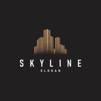 Building Real Estate Apartment Construction Logo, Elegant Premium Rustic Monogram Design vector