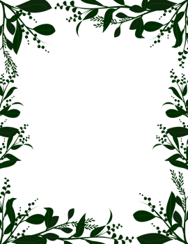 plant flower frame illustration on transparent background png