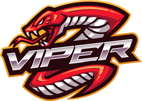 Viper snake mascot logo design png