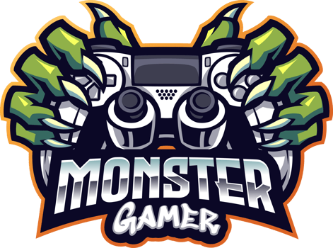 Monster gamer mascot png