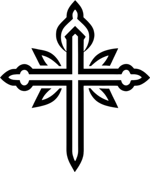Ancient Anuradhapura Cross, Sri Lankan Heritage Clipart. AI-generated. png