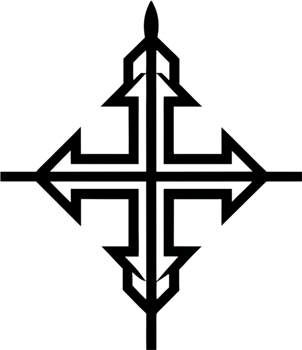 Ancient Anuradhapura Cross, Sri Lankan Heritage Clipart. AI-generated. png